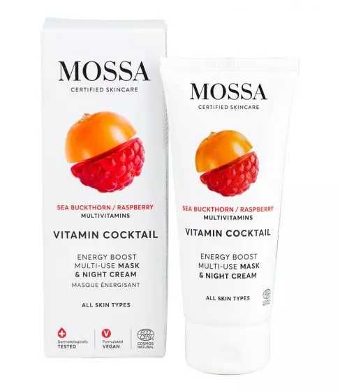 Mаска за лице и нощен крем Vitamin Cocktail, Mossa