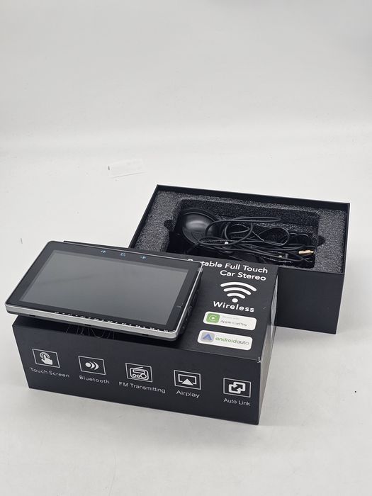 Stereo pentru mașină portabil fără fir Apple Carplay Android Auto