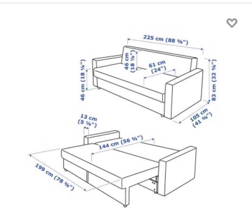 Диван IKEA фрихэтэн
