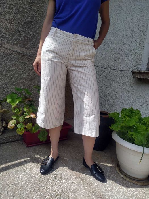 Елегантен, дамски  панталон 3/4-ти Mango Suit