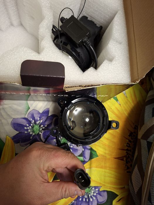 Противотуманки линза приора 2