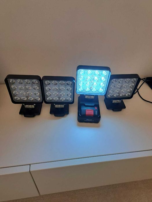 Proiector pescuit, Lanterna LED pentru baterii DeWalt 18v Parkside 20v