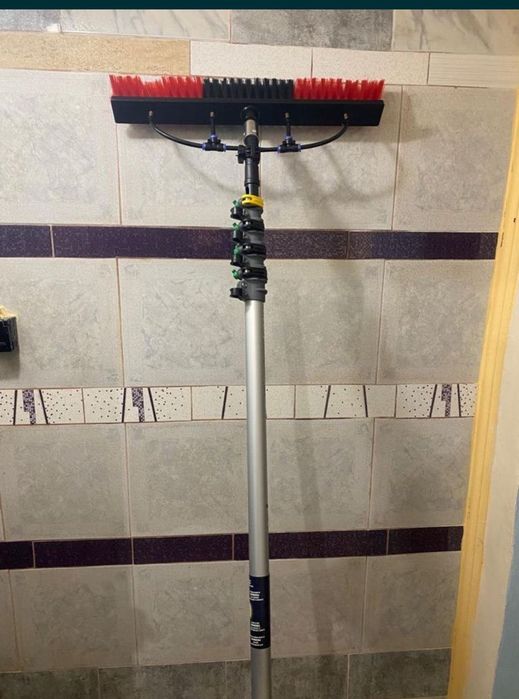 Perii si prelungitor telescopic spalat panouri solare fotovoltaice NOI