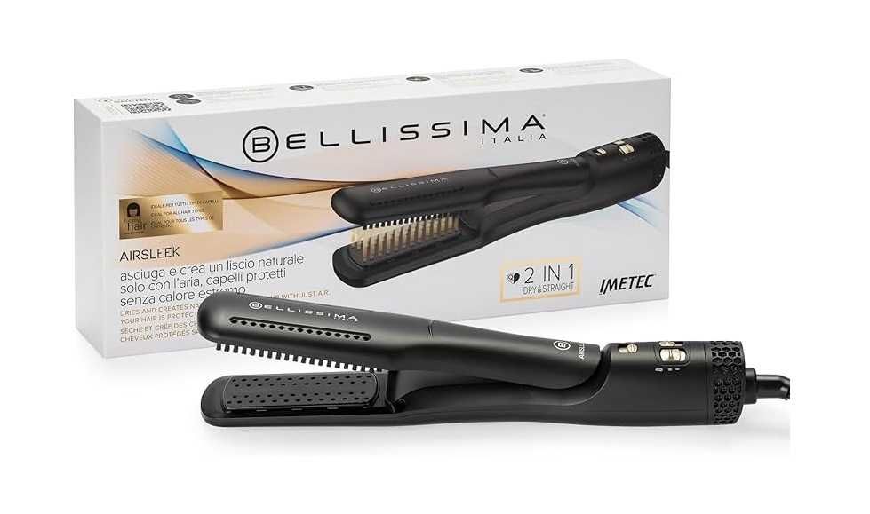 Преса за коса с горещ въздух Bellissima AirSleek 2-в-1