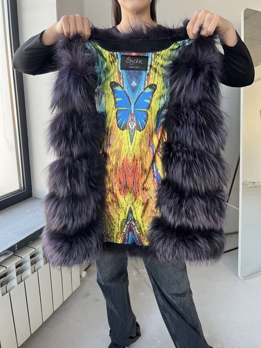 Меховая жилетка