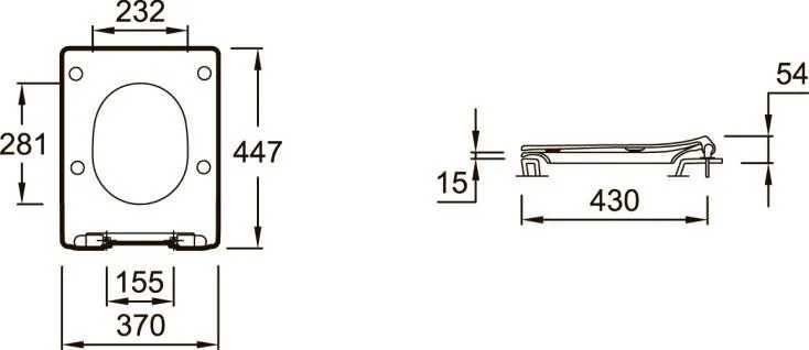 Капак и седалка за тоалетна ultraslim с плавно затваряне KOHLER