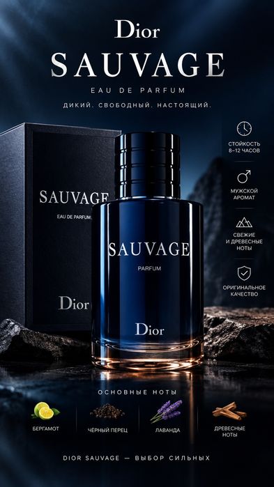 Dior Sauvage — мужской парфюм