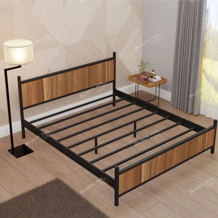 Металлическая кровать BOSS | Двуспальная temir krovat | лофт metall kr