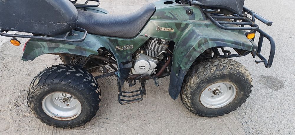 Квадроцикл на ходу