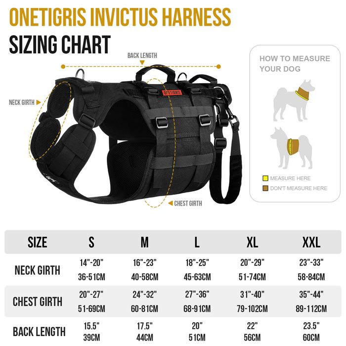 Onetigris Invictus ham tactic pentru câini - nou