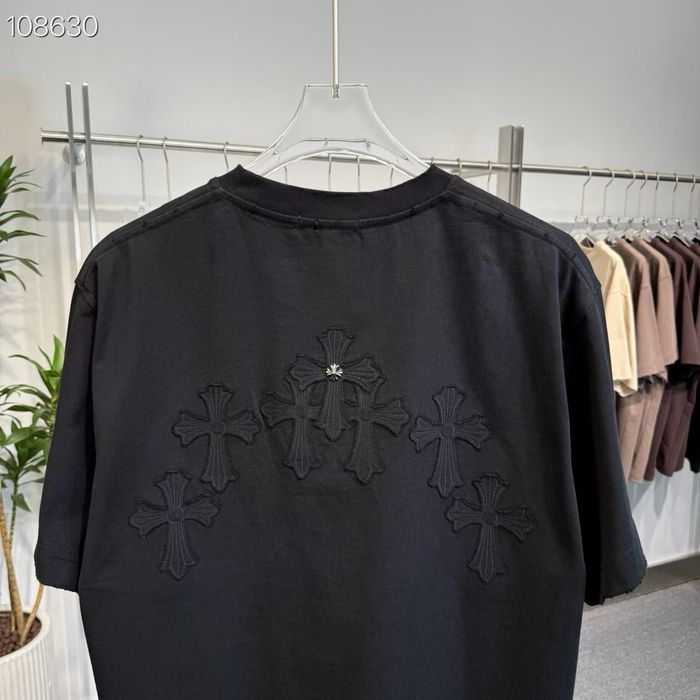 Tricou Chrome Hearts Black  T-Shirt Negru [Verificare Colet] Caliate Premium