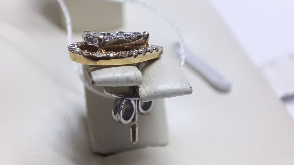 Серьги из желтого золота