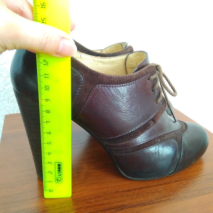 Ботильоны кожаные