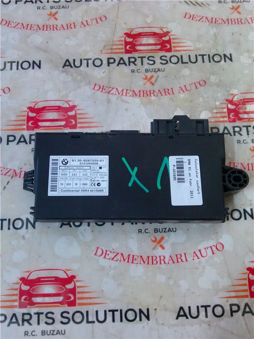 Calculator confort bmw x1 an fabr. 2011