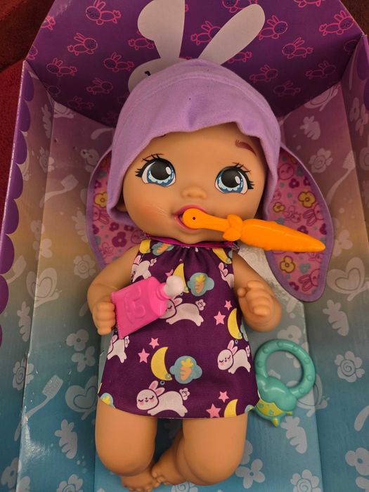 Бебе кукла зайче Mattel My baby Garden
