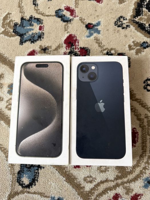 Продается коробки айфона для 15 про и 13