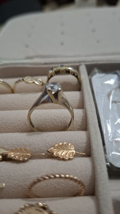 Inel aur 14k aur alb