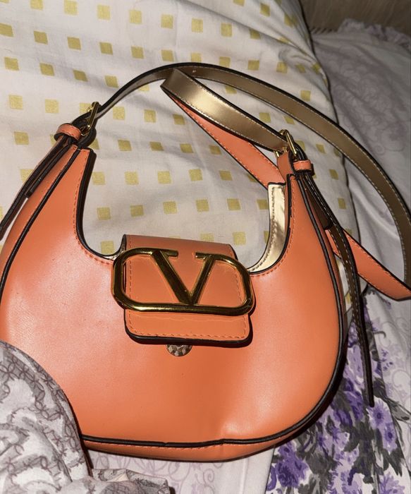 сумка valentino оранжевый