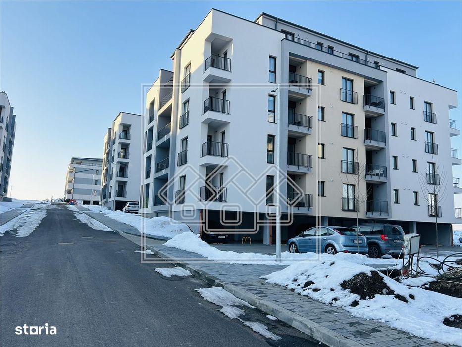 Apartament 2 camere, intabulat, terasa mare, bloc nou, zona buna