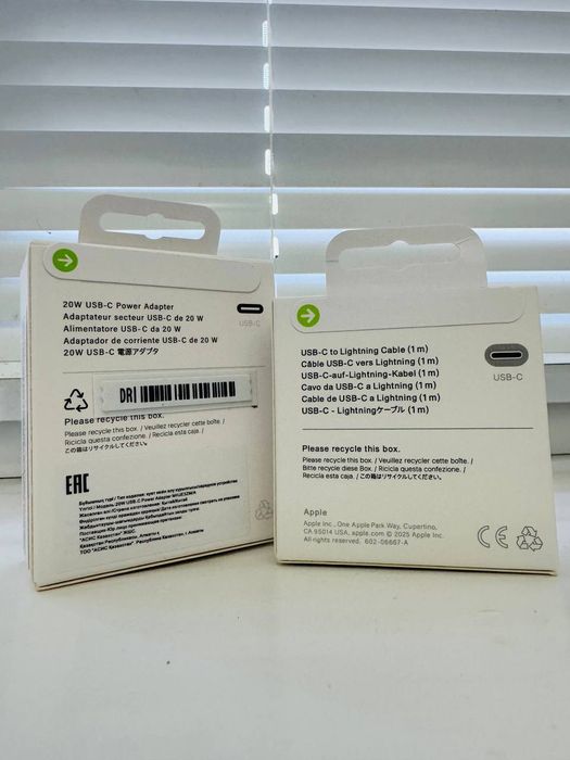 Зарядкы для Айфон (оригинал) Комплект 6000тг