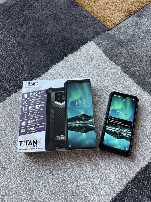 IHunt (telefon f rezistent) fullbox 128/8 gb ram, baterie 15.000mAh