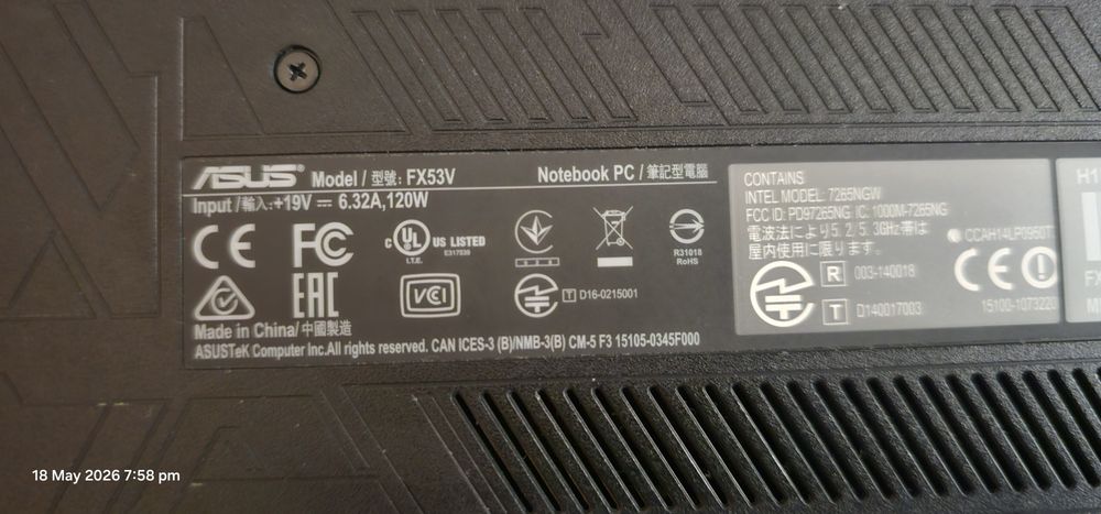 Игровой ноутбук Asus FX53V