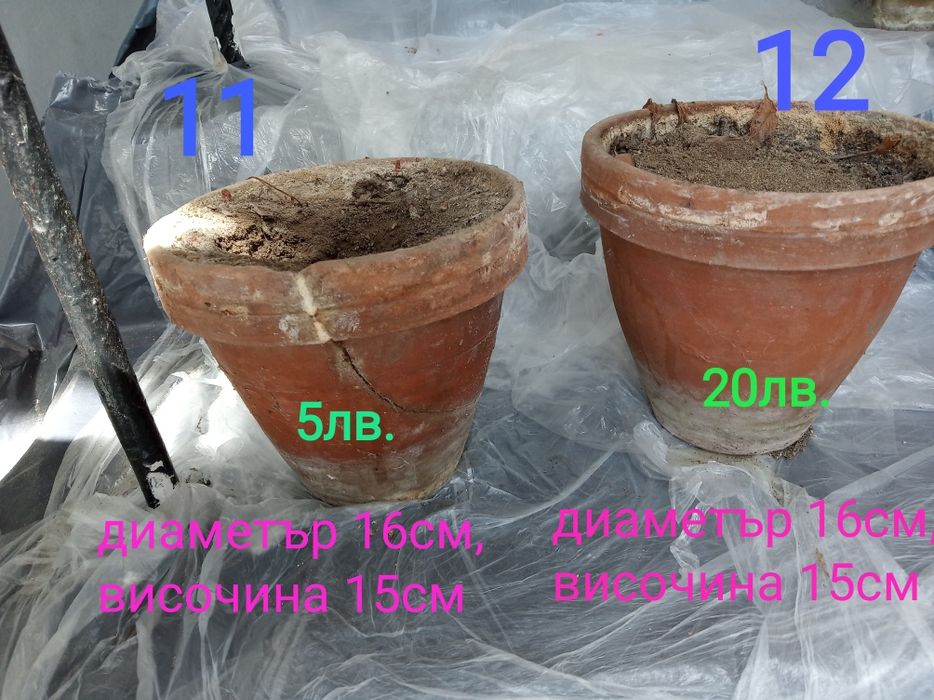 Стар модел саксии за цветя