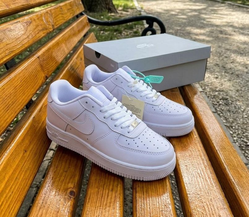 Nike Air Force One Triple White Alb - Unisex