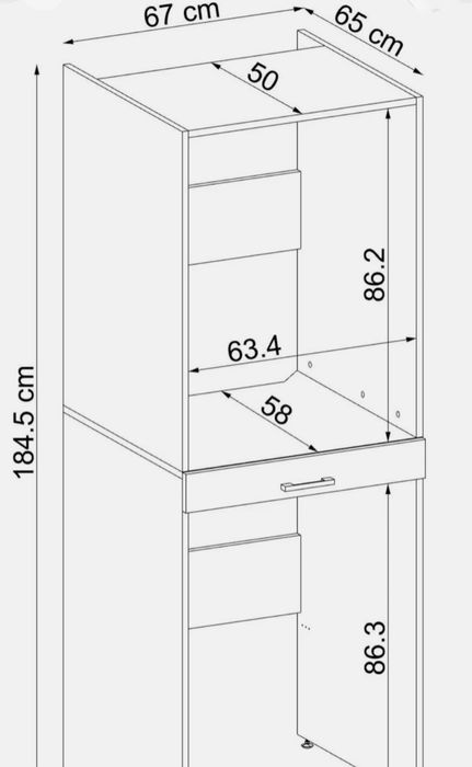 Шкаф за пералня и сушилня, доставка до адрес или с куриер