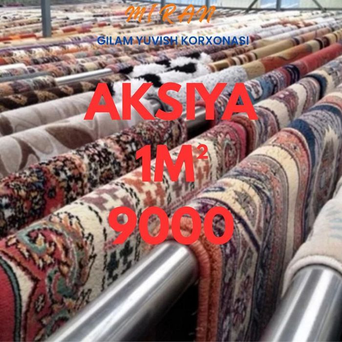 Gilam yuvish aksiya 9009