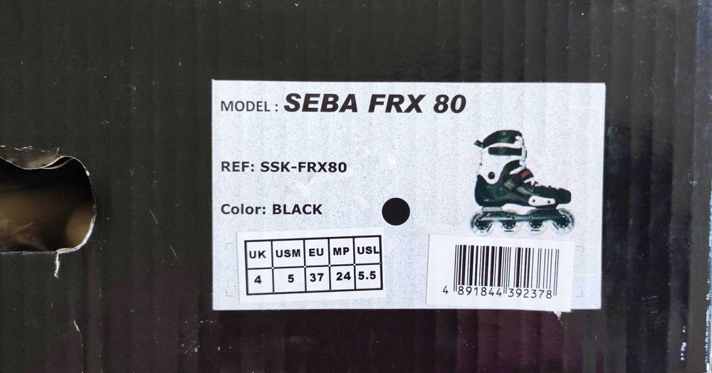 Ролери SEBA FRX 80 Black