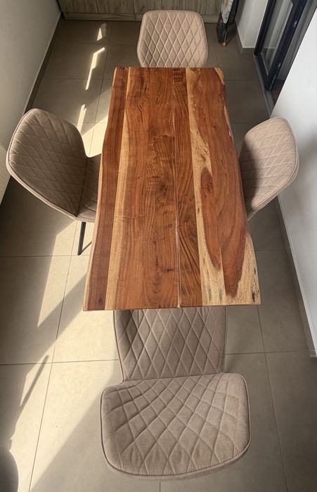 Masa lemn acacia +scaune