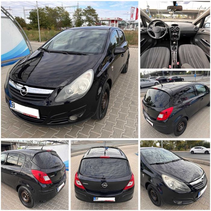 Opel Corsa, 1.2L, Benzina, Negru, 82800 km, 2010, Unic proprietar