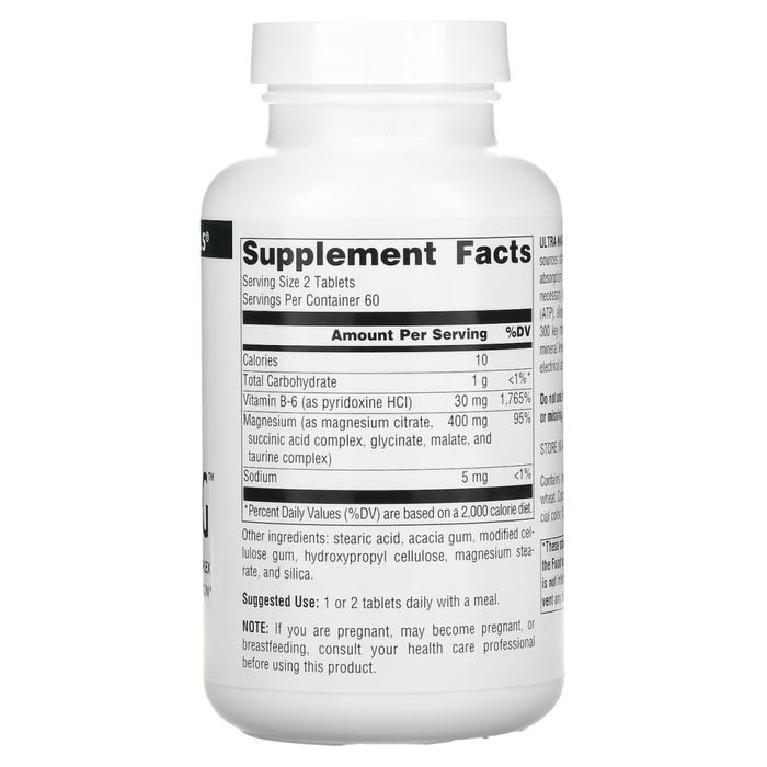 Source Naturals, Ultra-Mag, 120 таблеток