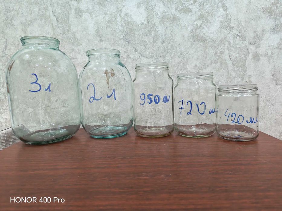 БАНКИ разные стекло