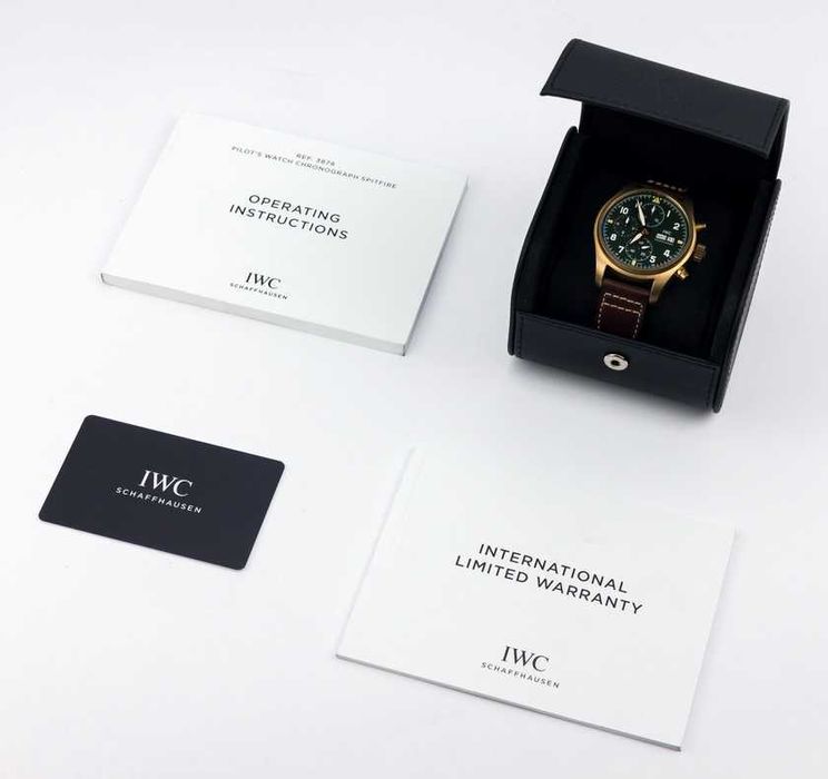 IWC Pilot Spitfire Chronograph IW387902 Bronze - Коледна промоция!