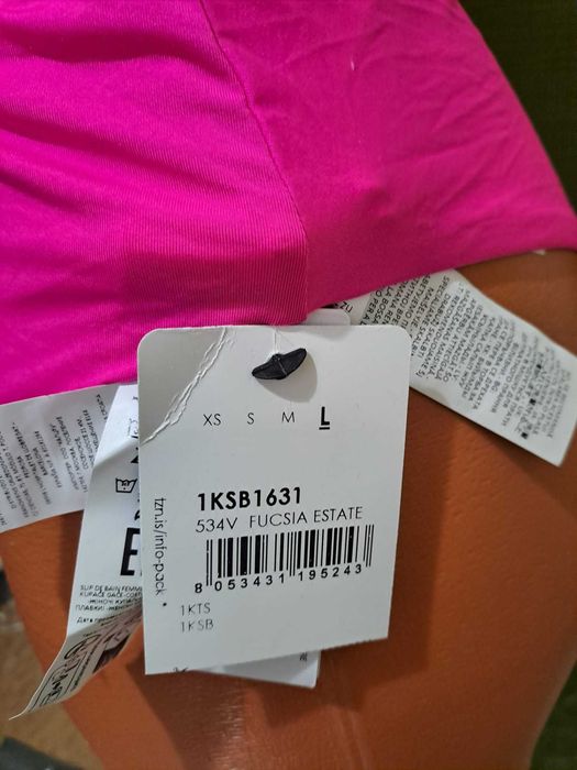 Costum de baie 2 piese Tezenis-Roz fucsia mărimea L chilot 80 sutien