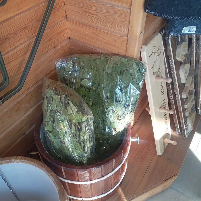 Веник берёзовый и дубовый российский