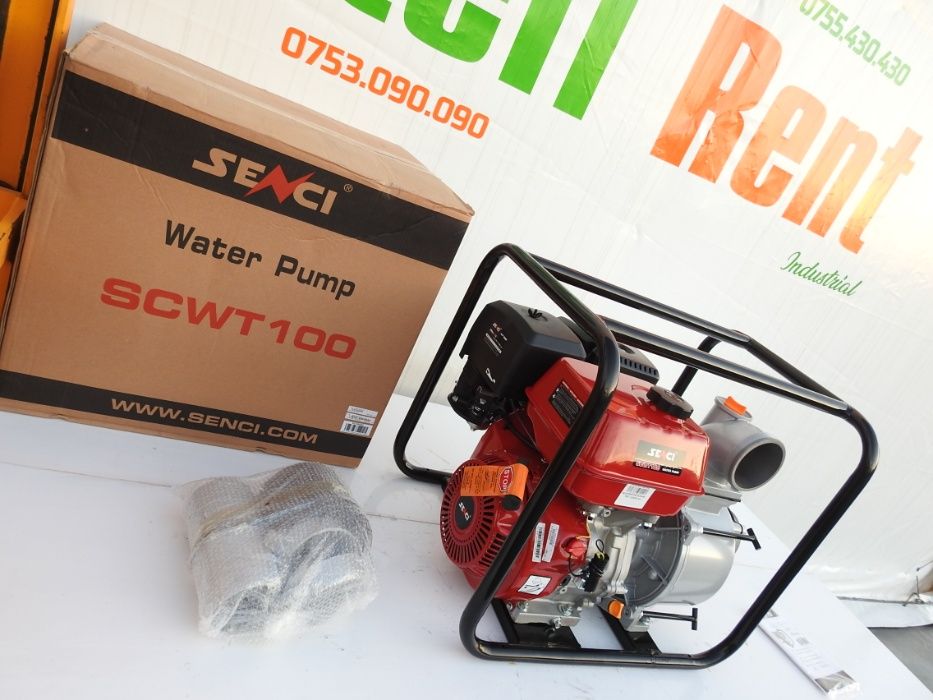Senci SCWT-80E Motopompa pentru apa murdara, cu diam. 3'' - 80 mm, deb