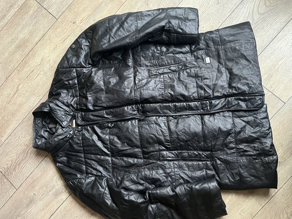 MILESTONE : Дълго зимно яке естествена кожа размер 54/ХЛ Оригинал