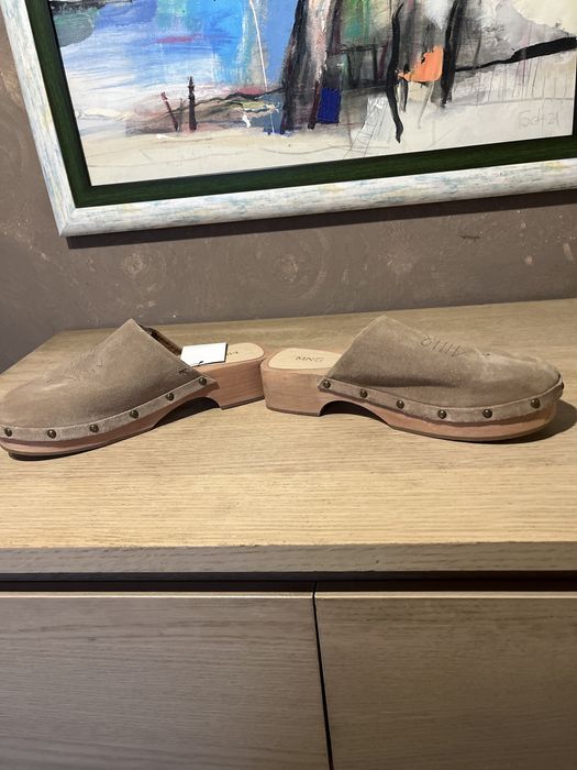 Дсмско сабо с дървена подметка , номер38