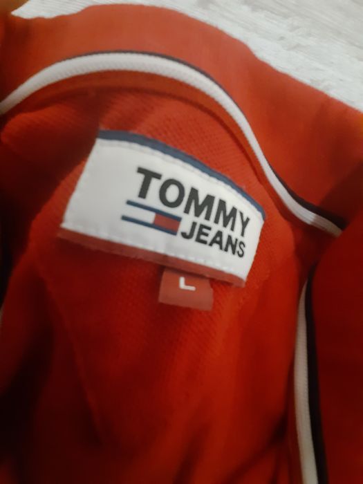 Tommy Jeans тениска червен цвят