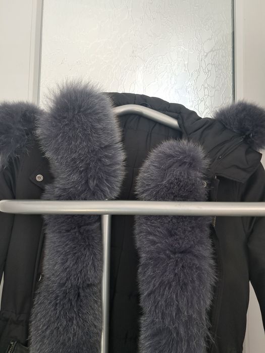 Geaca parka cu blana naturala