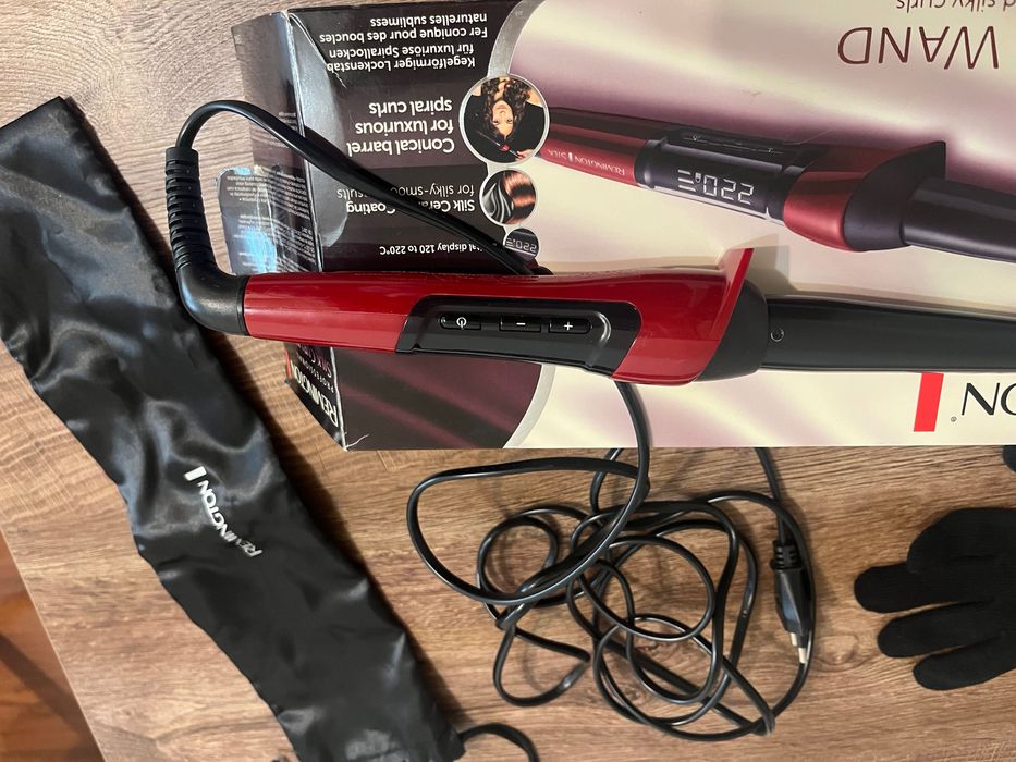Маша за коса silk curling wand Remington