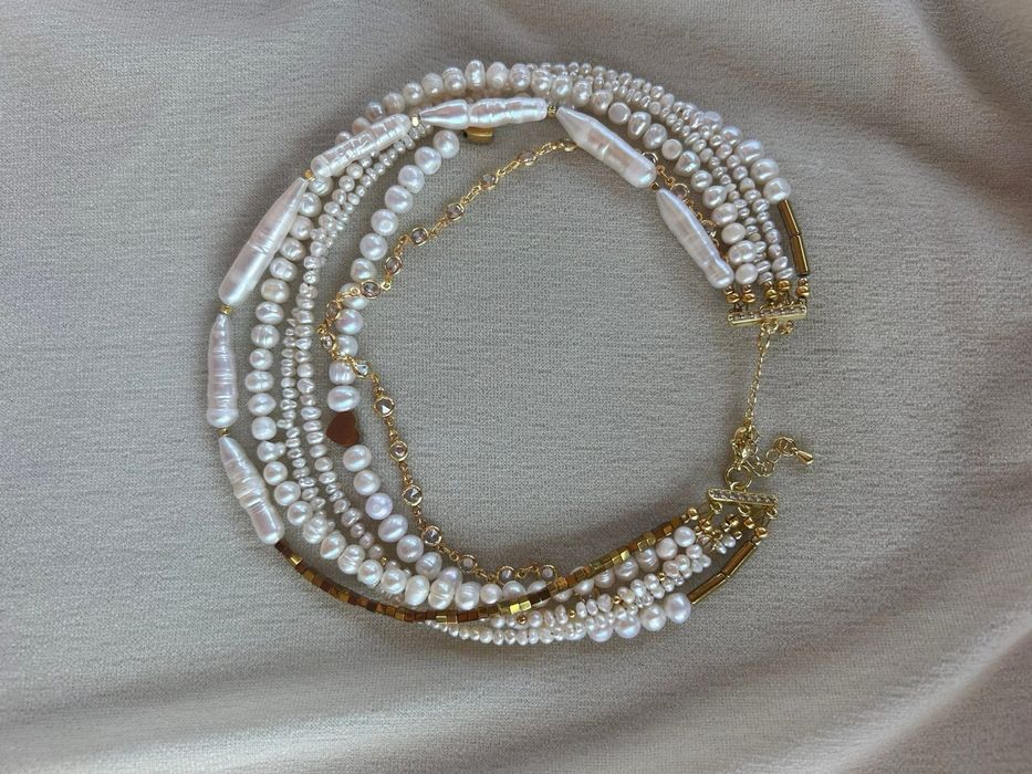 Колие от естествени перли