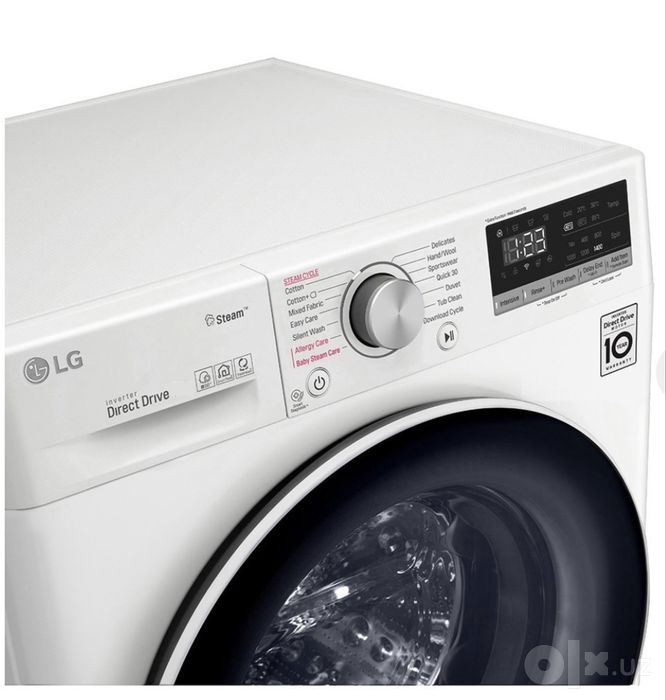 Стиральная машина LG F2V5PS0W с загрузкой до 8 кг