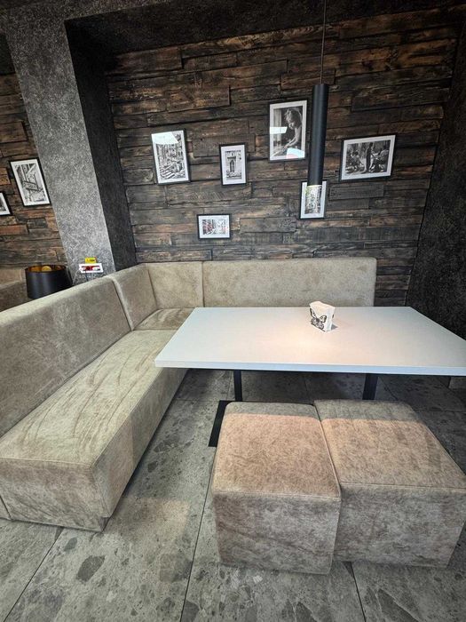 canapele modulare pentru baruri, cafenele și pizzerii