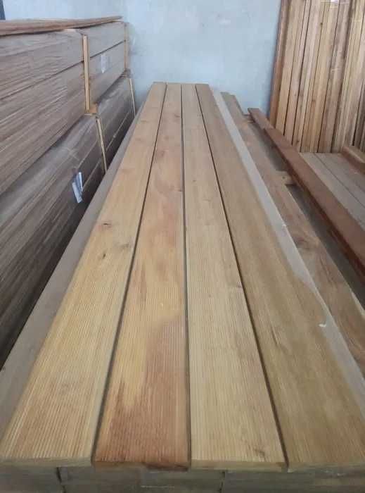 Декинг от сибирска лиственица