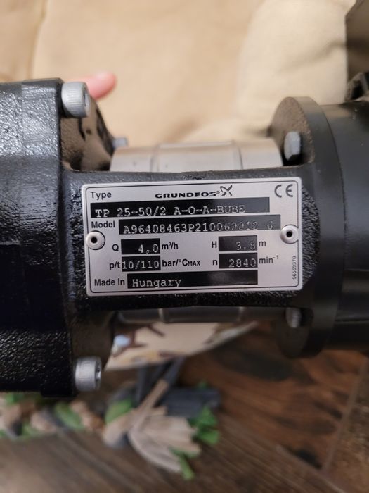 Pompa ridicare presiune apa Groundfos Siemens TP 25-50/2 A-O-A-BUBE