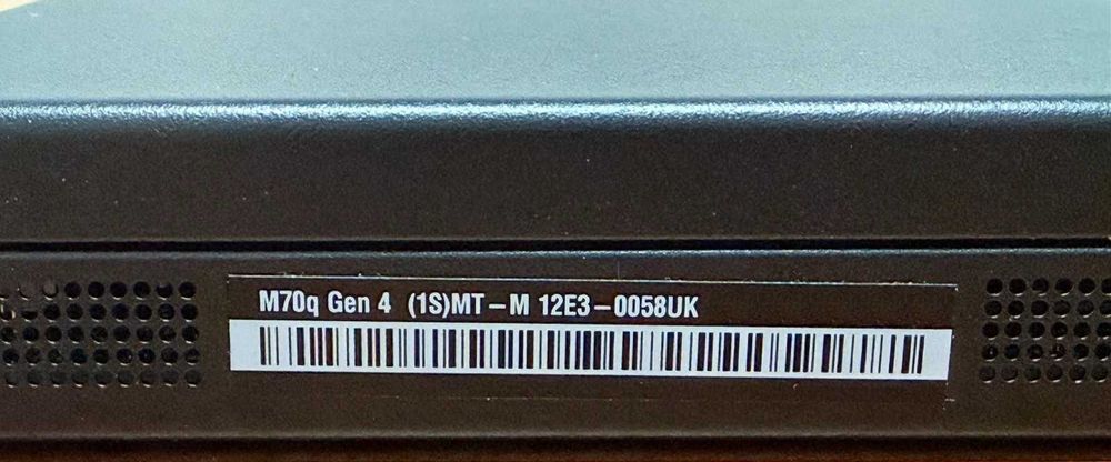 Lenovo ThinkCentre M70q Gen 4/i5-13400Т/16GB/256GB / 6M. -Гаранция